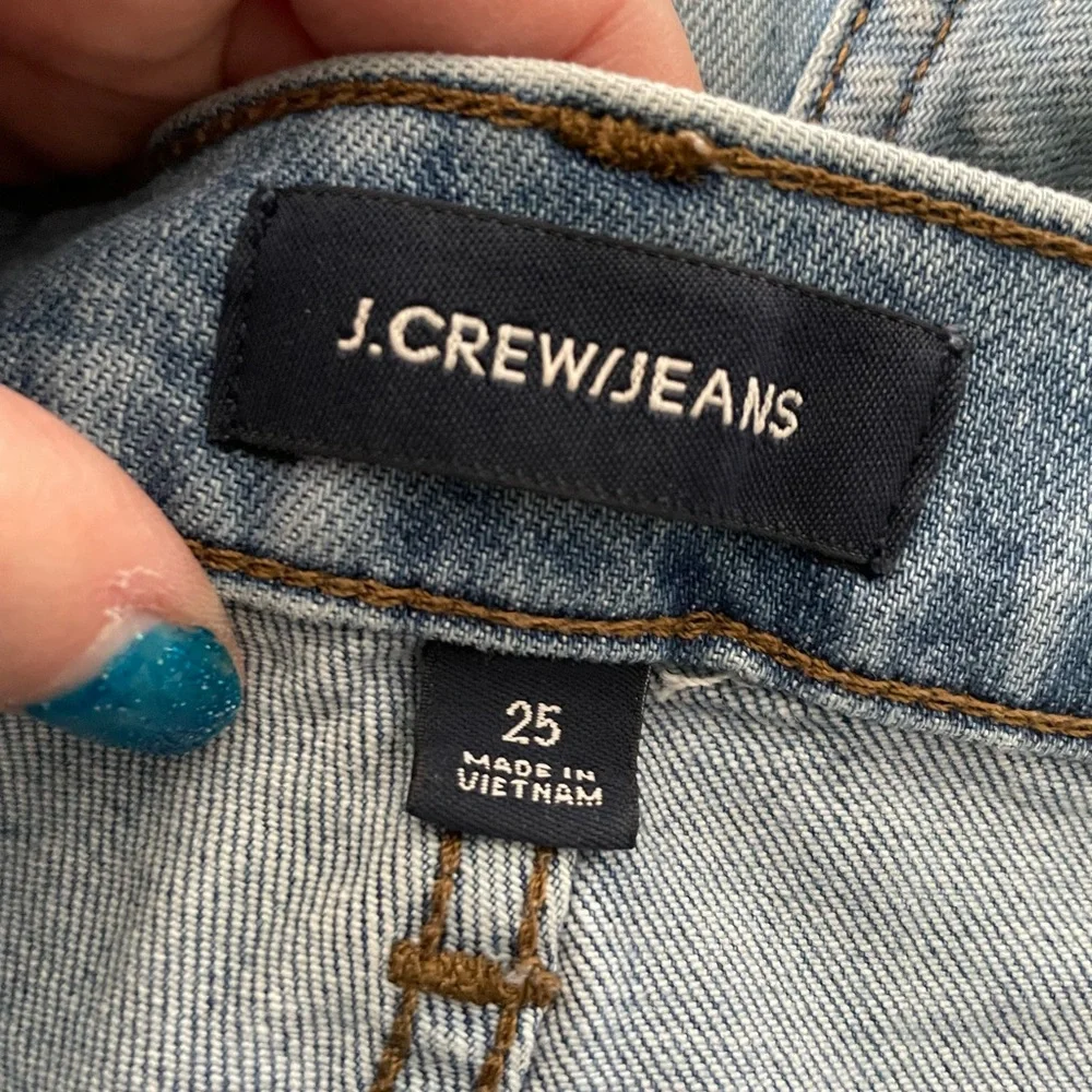 J. Crew jeans slim broken in boyfriend